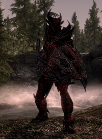 Crimson Daedric Armor of Doom,    The Elder Scrolls 5: Skyrim