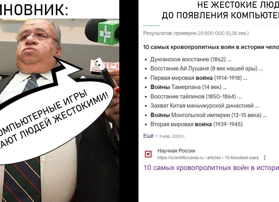 Делают ли компьютерные игры людей жестокими?