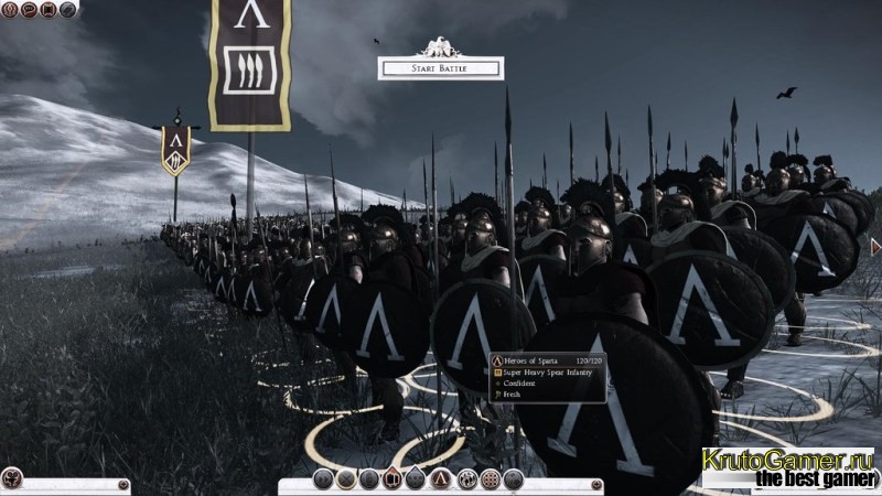 Total War: Rome 2 - спартанские знаменосцы